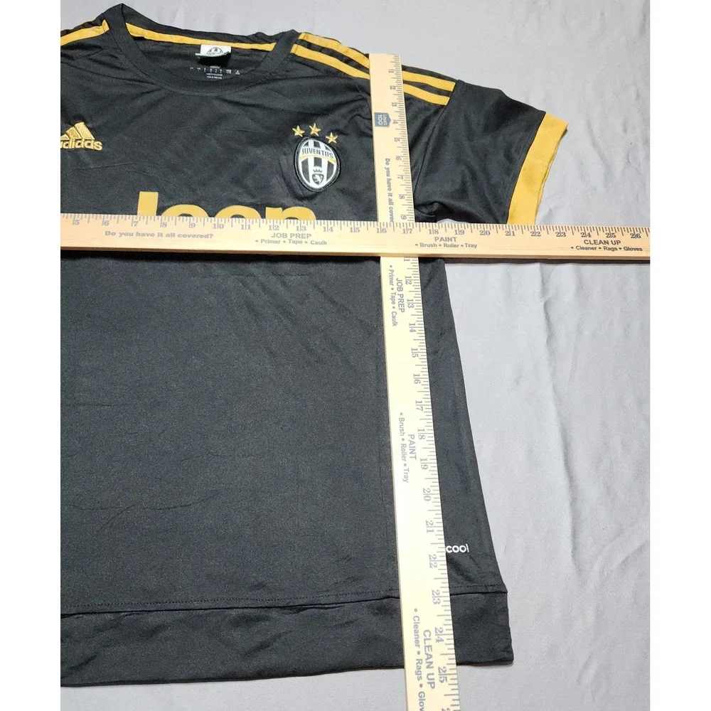 Adidas Juventus 2015-16 Third Jersey Black Gold Jeep Serie A Mens Large